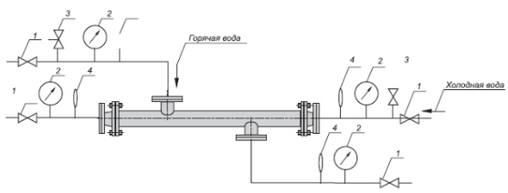 Схема водоводяного подогревателя